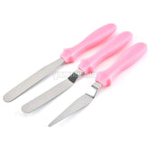 3 Mini Spatules en Acier inoxydable